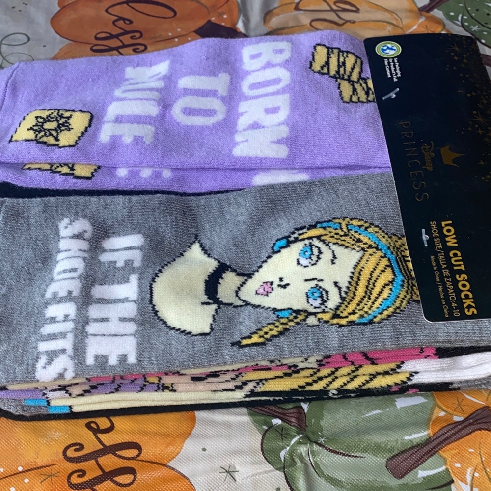 Disney Princess 10 pair low cut socks - Picture 5 of 5